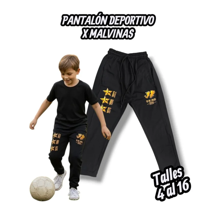 Pantalón Deportivo X Malvinas 
tela Lycra