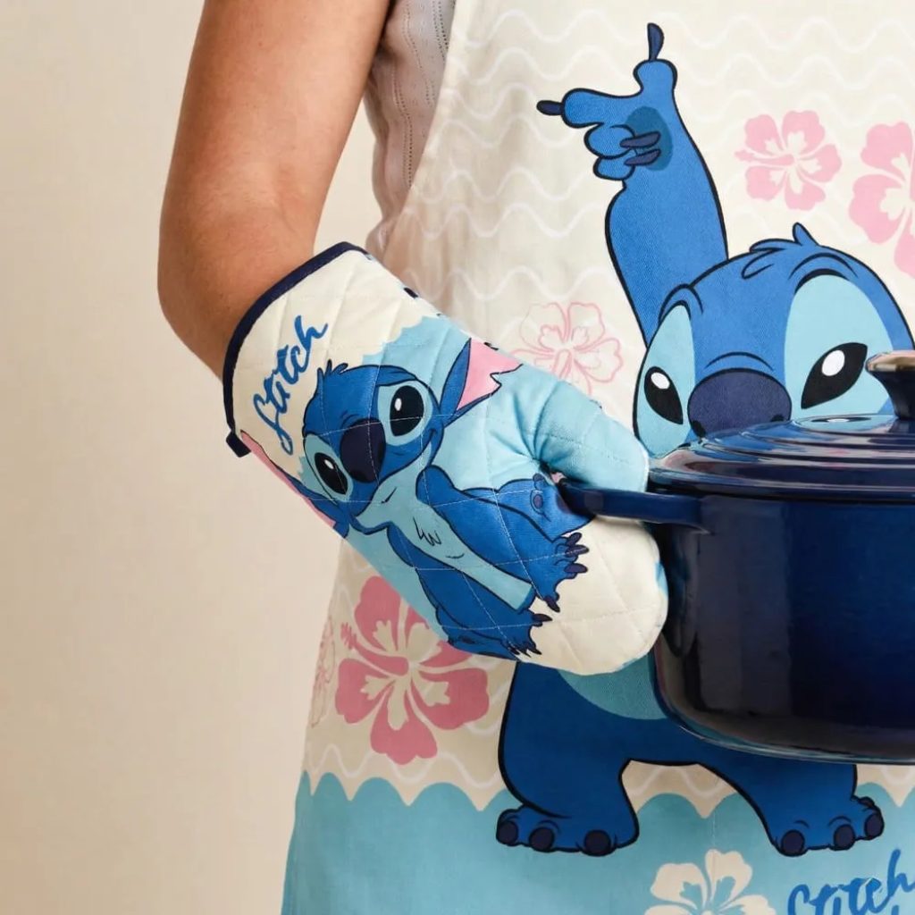 Delantal Stitch Disco Disney 100% Algodón Ajustable Licencia Oficial - 2(2).jpg