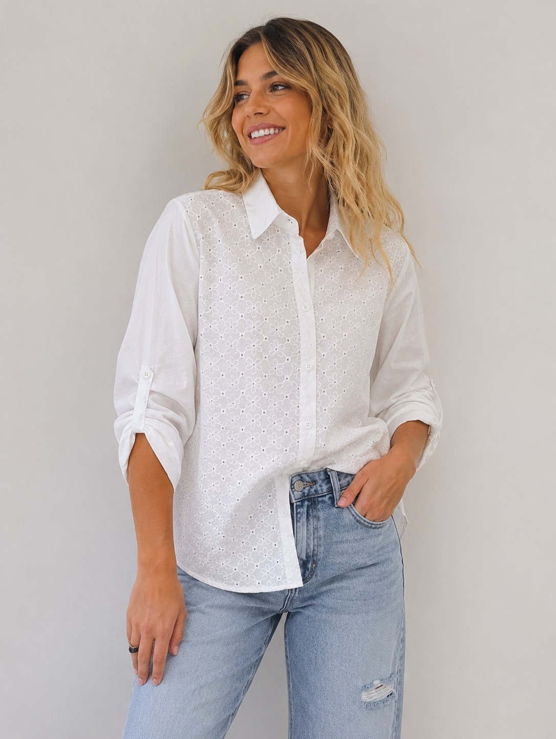 Camisa Broderie - Imagen 2