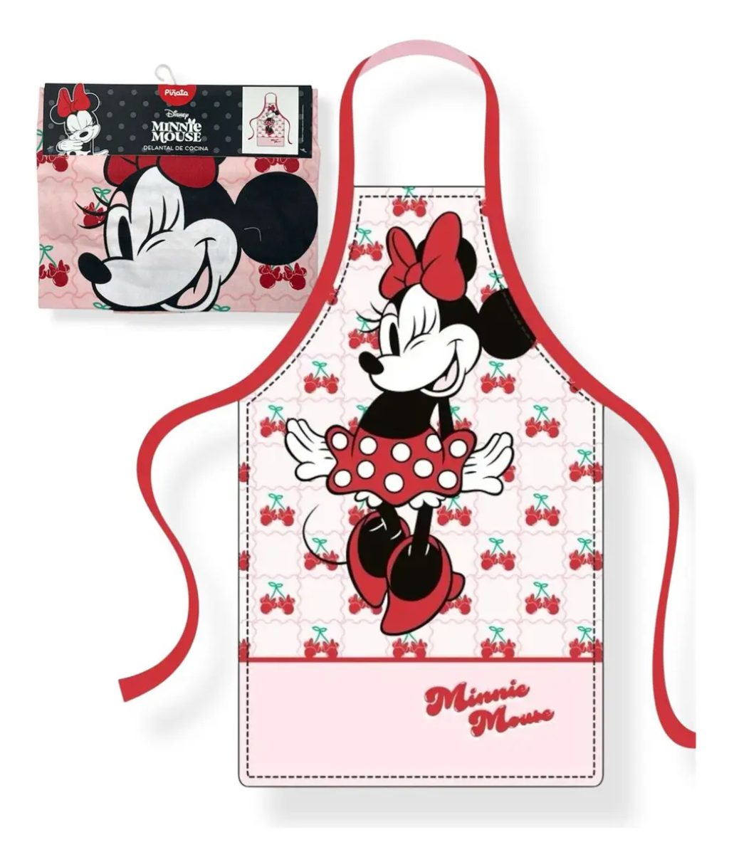 Delantal Cocina Minnie Wink Disney 100% Algodón Ajustable Licencia Oficial - 5(1).jpg