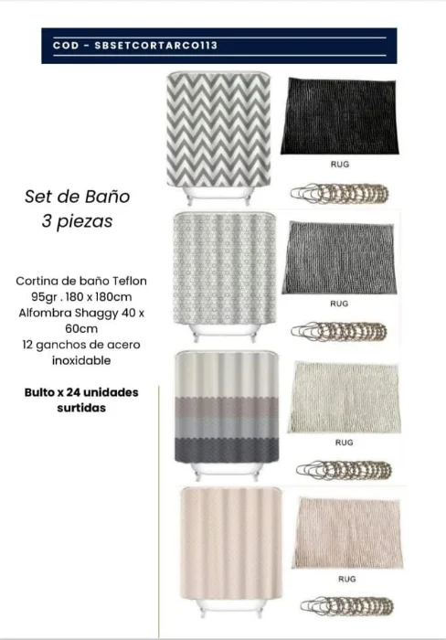 Set de Baño 3 Piezas