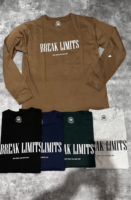 Remeras Manga Larga, Algodón Premium
