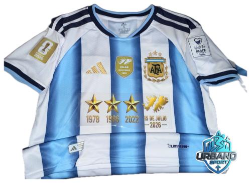 Camiseta de Malvinas Logo Bordado