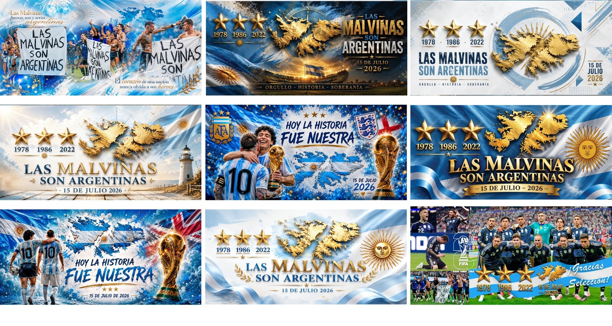 Tazas Cerámica Argentina Malvinas - Imagen 1