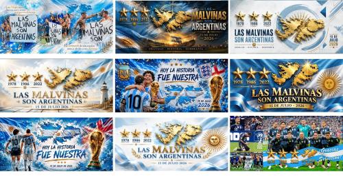Tazas Cerámica Argentina Malvinas