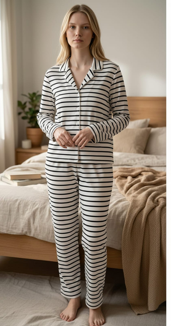 Pijama Dama Darlon Abotonado Maternal Amamantar - DARLON%202.jpg
