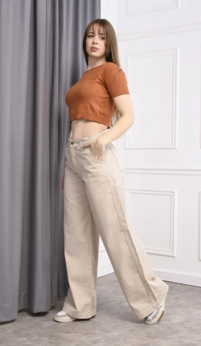 Palazo Gabardina Rígido