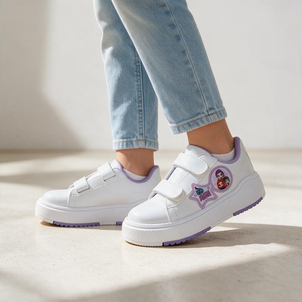 Zapatillas Velcro Blancas Lila Nena Abrojo Plataforma Niña Guerreras Kpop Huntrix - magnific_fotografia-hiperrealista-_fFhzjheCDY.jpg