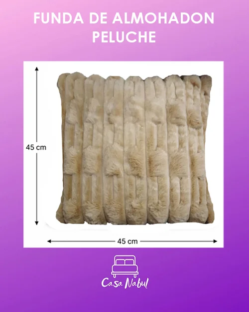 Fundas de Almohadon Peluche 45x45