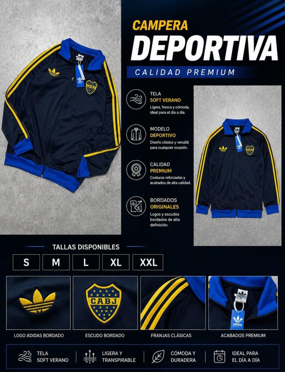 Camperas Deportivas Retro - Imagen 2