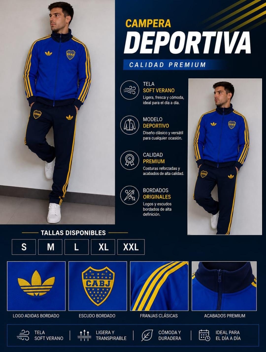 Camperas Deportivas Retro - Imagen 3