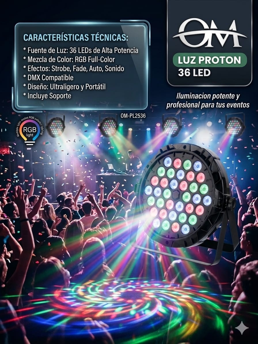 Proton 36 Led Rgb - Imagen 5