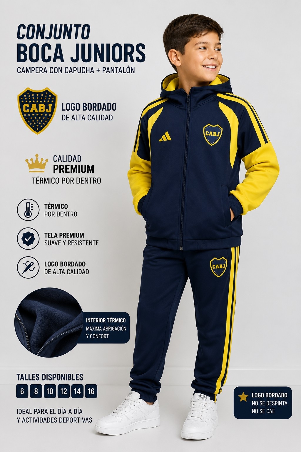 Conjunto de Nene Boca Deportivo - Imagen 2