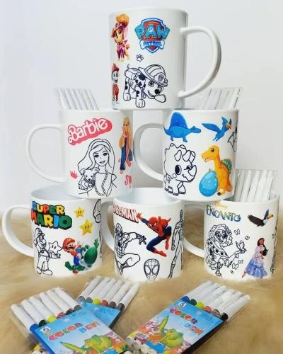 Taza para Pintar No Incluye las Fibras