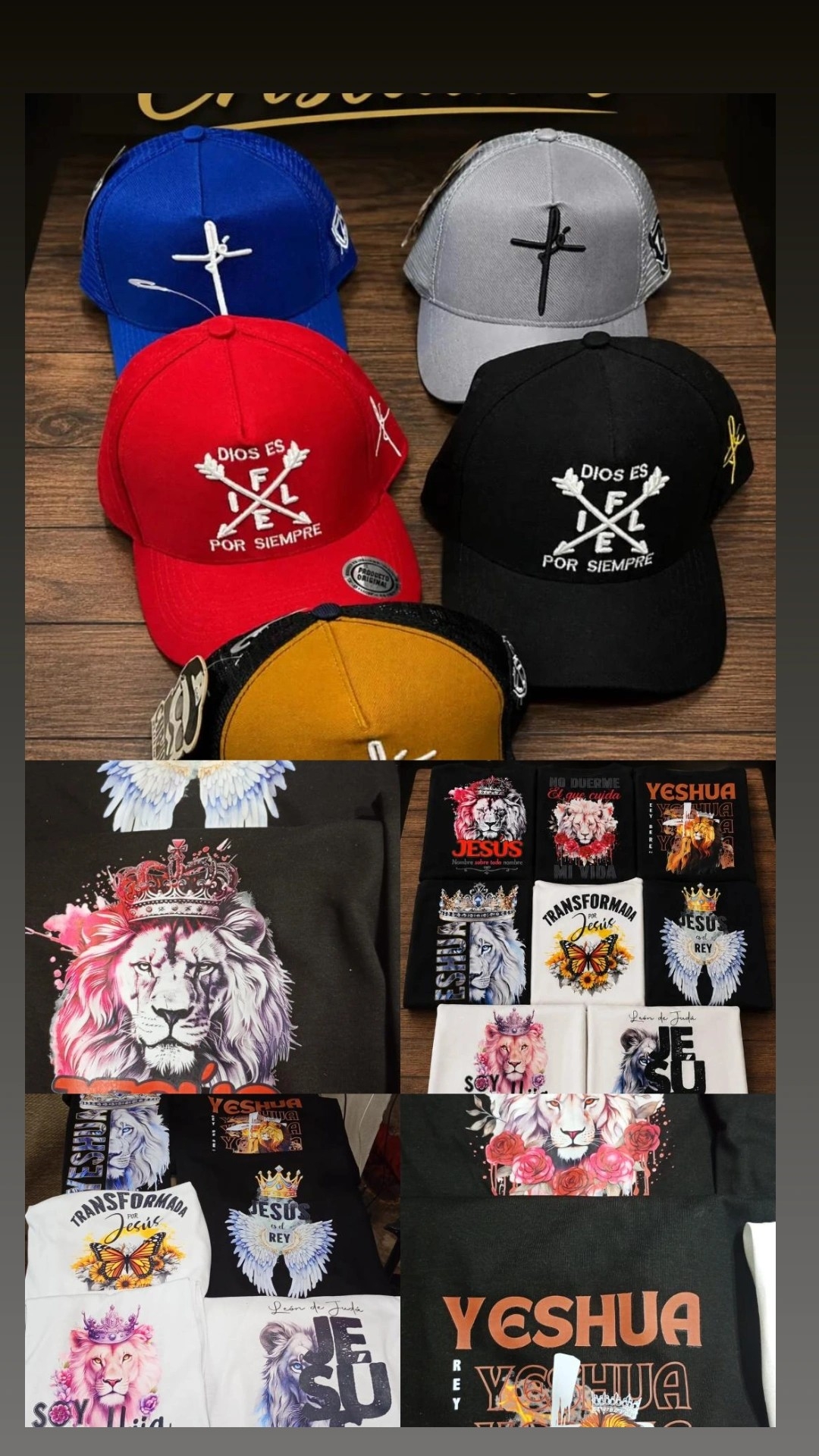 Remeras y Gorras con Frases Cristianas - Imagen 5