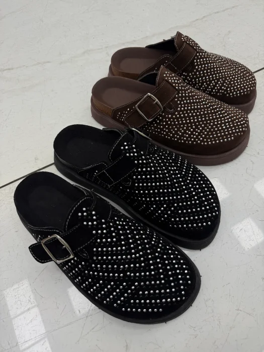 Suecos Zuecos Brillo Strass