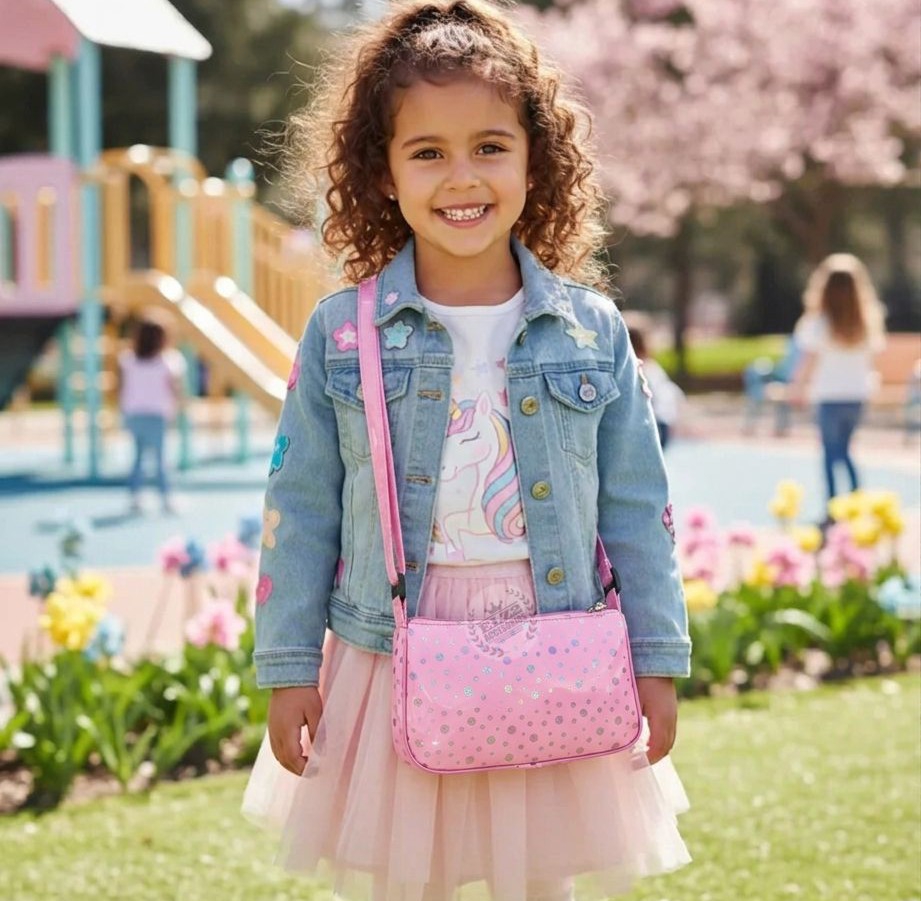 Carteritas Doble Función Mini Bags y Bandolera en Espejo para Nenas - Imagen 2