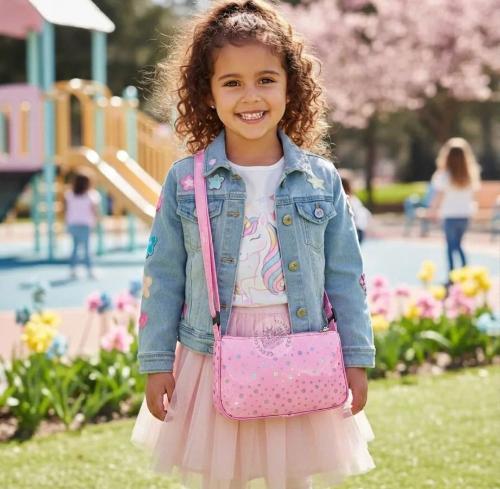 Carteritas Doble Función Mini Bags y Bandolera en Espejo para Nenas