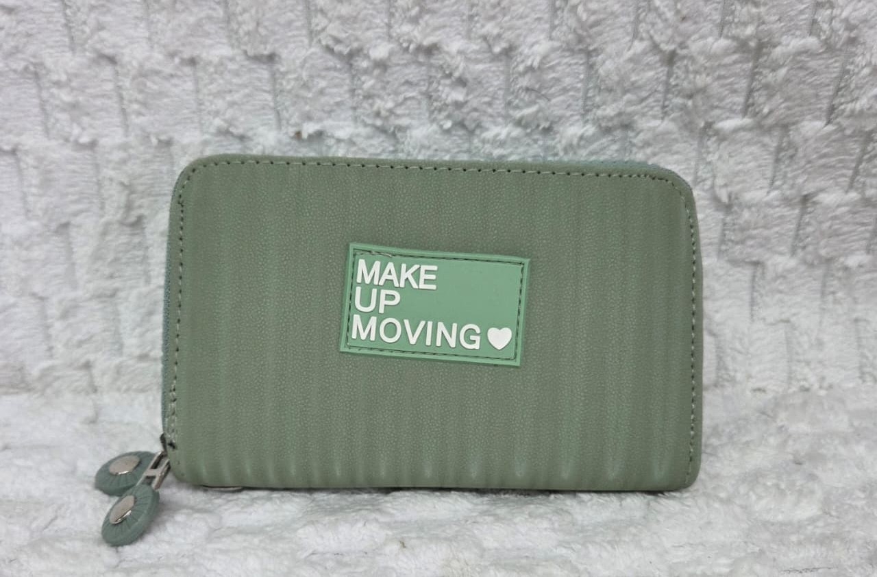 Billetera Mediana Cuero Pu Doble Cierre - Imagen 5