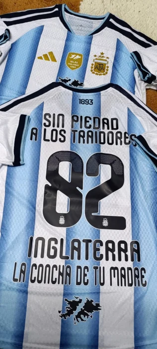 Camiseta las Malvinas 82