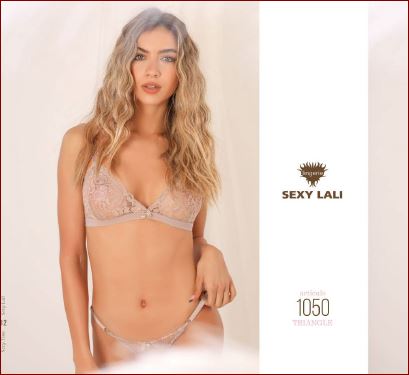 Conjunto Bralette Puntilla (sin Taza Soft) con Colaless Regulable Art. 1050 Sexy Lali - 1050%20nude.JPG