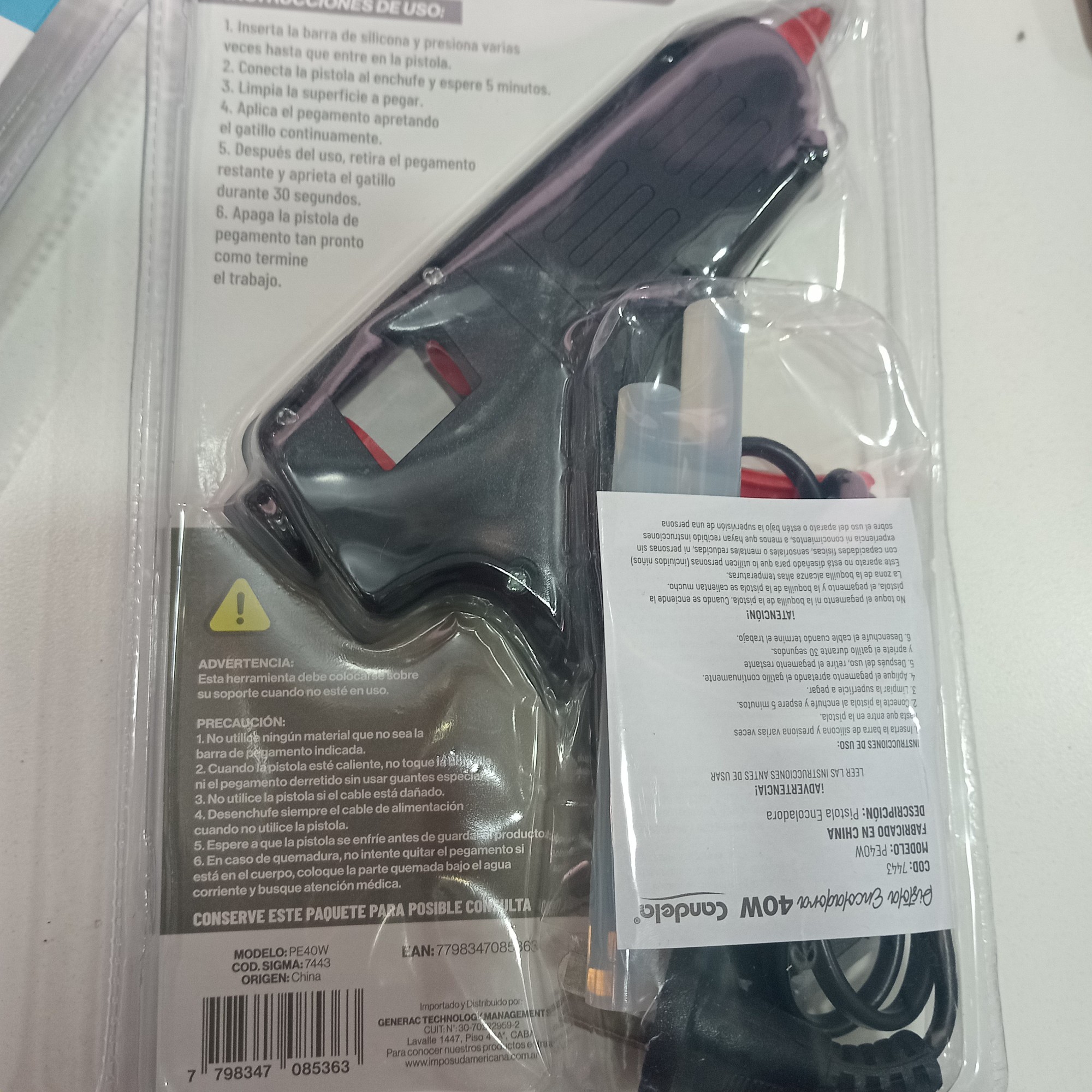 Pistola con Silicona Grande - Imagen 2