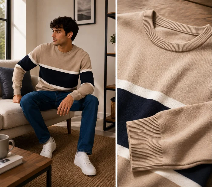 Sweater Rayas Gruesa