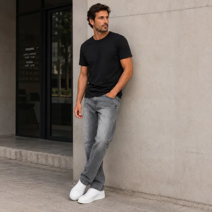 Jeans Clasico de Hombre Rigido