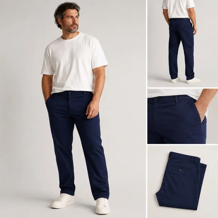 Pantalon Chino  Plus Size