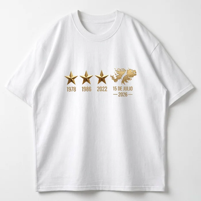 Unisex - Remera Oversize Malvinas Aregentinas