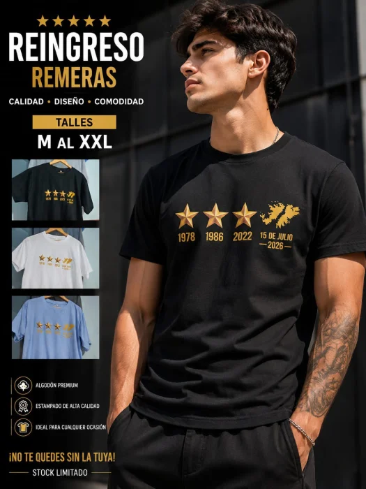 Remeras Algodón Peinado