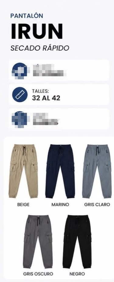 Pantalon Secado Rápido, Importado - Imagen 2