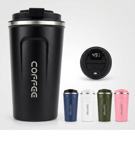 Vaso Cafetero con Sensor de Temperatura