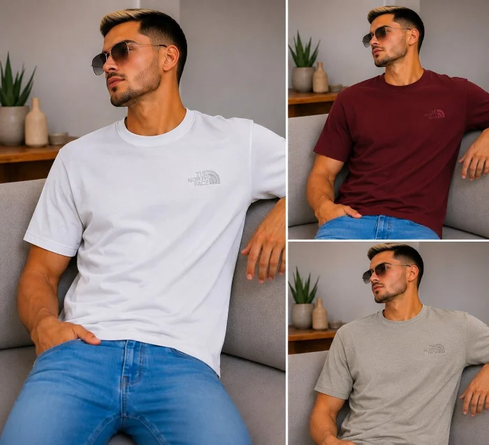 Remeras North Face (logo Bordado)