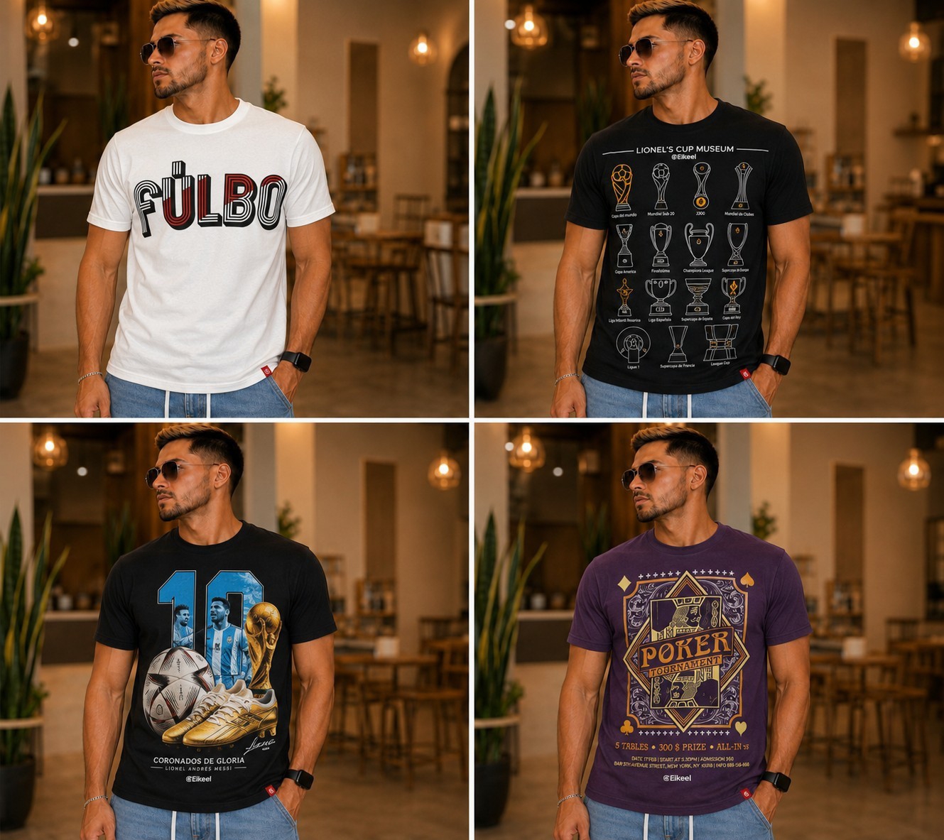 Remeras Estampadas Algodón Peinado - Imagen 4