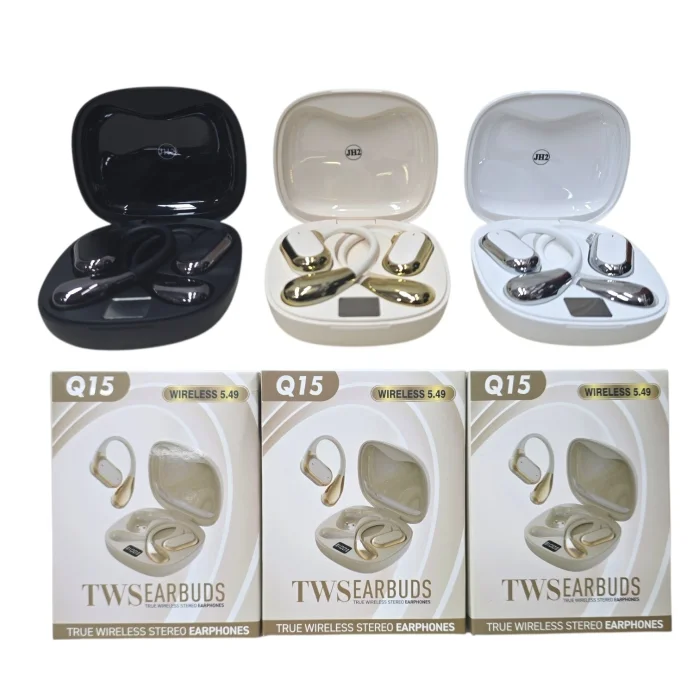 Auricular Bluetooth Tws Earbuds Deportivo Visor (q15)