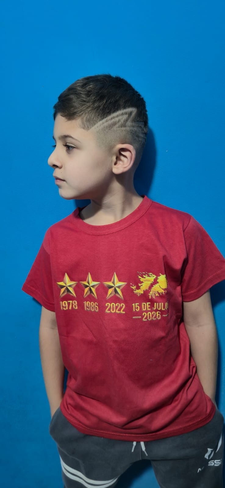 Remeras Argentina Niño - Imagen 3