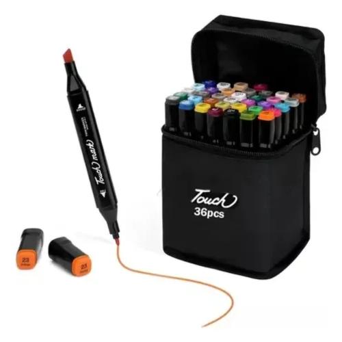 Fibrones Marcadores 36 Colores Doble Punta (36pcs)