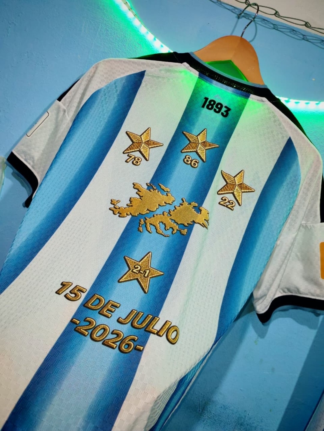 Camiseta Argentina Edicion Malvinas - Imagen 3