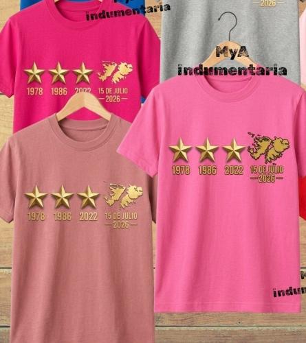 Remera Talles Especiales Malvinas Argentinas Mujer