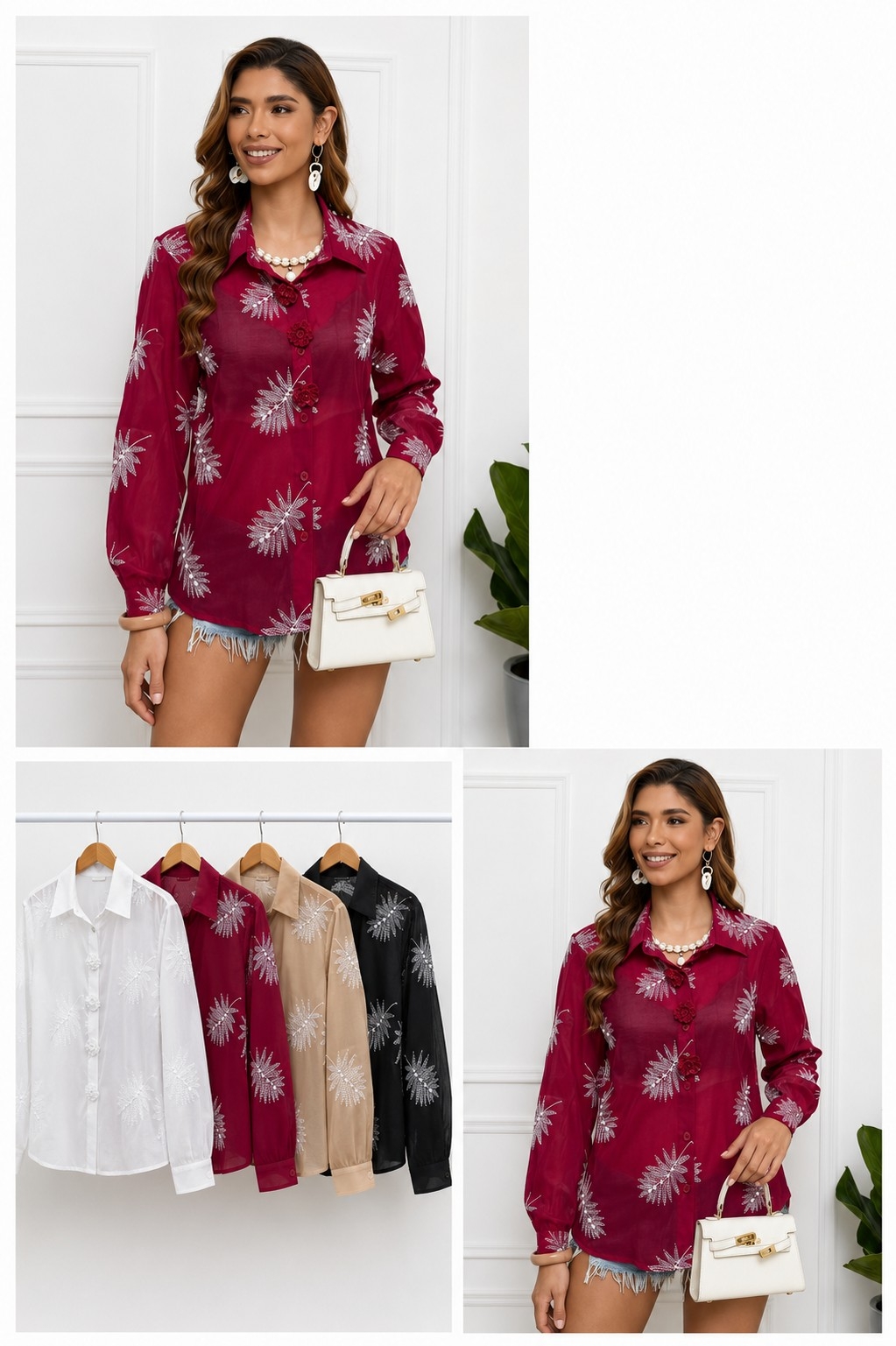 Camisa con Palmeras - Imagen 2