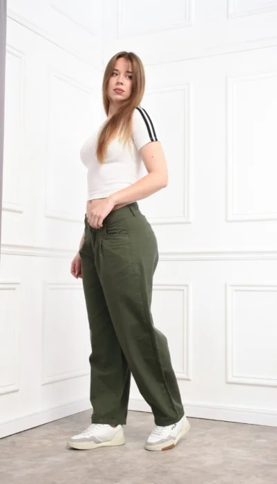 Baggy Gabardina con Pinzas