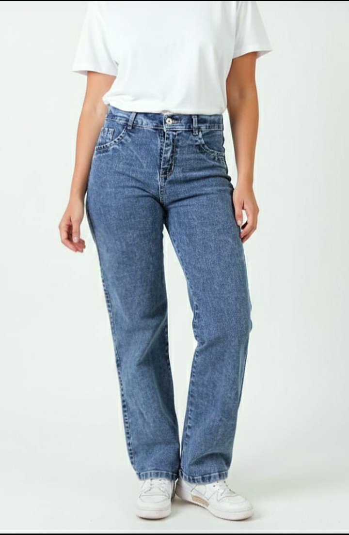Jeans Wide Leg Dama Pantalón Ancho Denim Mujer Moda Hotsale Mayoristas Fabricantes - Imagen 5