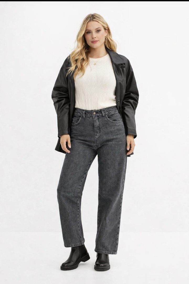 Jeans Wide Leg Dama Pantalón Ancho Denim Mujer Moda Hotsale Mayoristas Fabricantes - Imagen 8