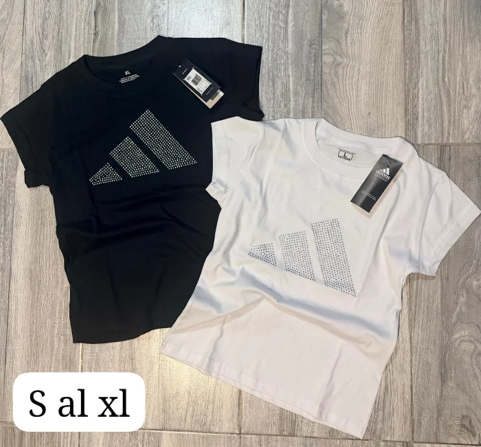 Remera Adidas Strass Brillo