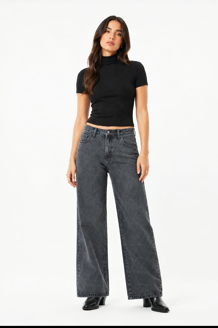 Jean Wide Leg Dama Pantalón Ancho Clásico Denim Mujer Mayoristas Hotsale Fabricantes - Imagen 8