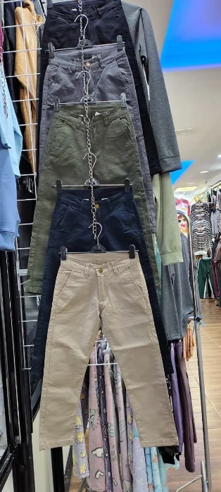 Pantalones Gabardina Corte Chino de Niños