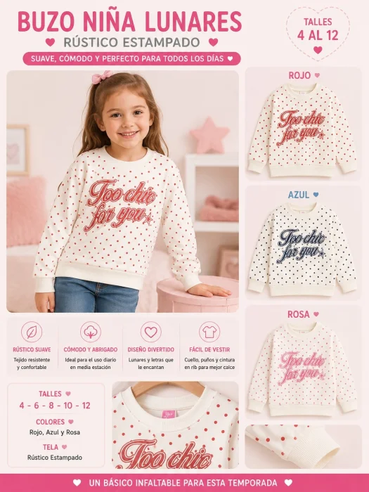 Buzo de Rustico Niña