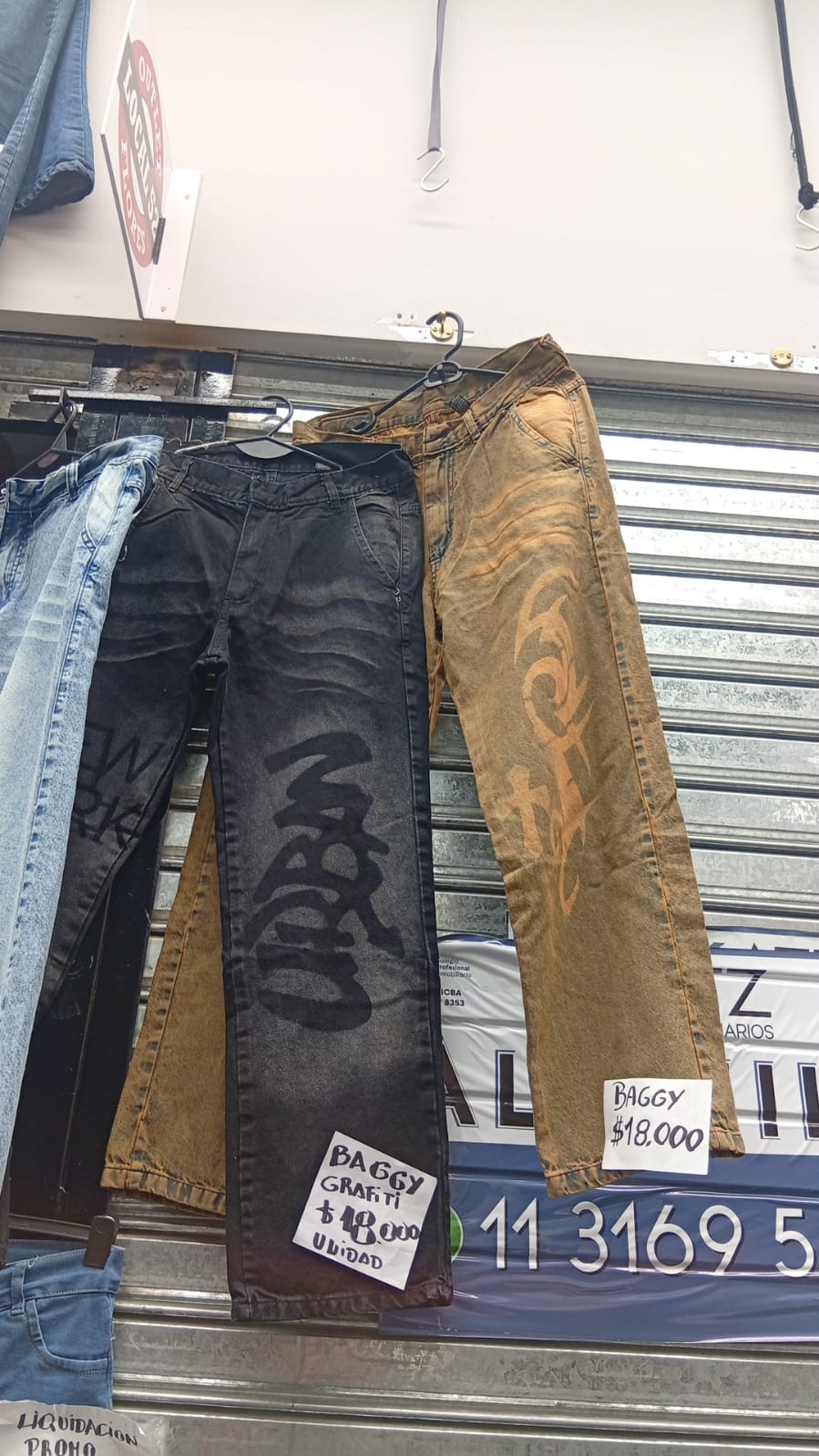 Jean Baggy Oxido Hombre Pantalon Ancho Y2k Denim 2000's Unisex Diseño Mayoristas - Imagen 8