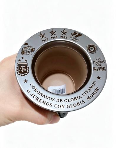 Mate Camionero Nativo Pvc 15 de Julio Afa las Malvinas Son Argentinas